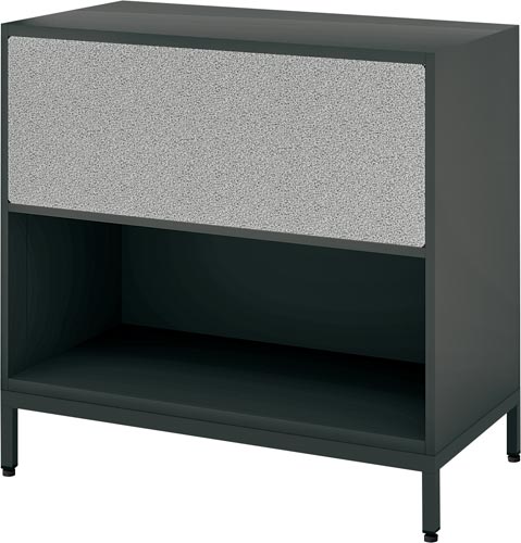 エディアFパネルBK2段上下段両面パネルグレー