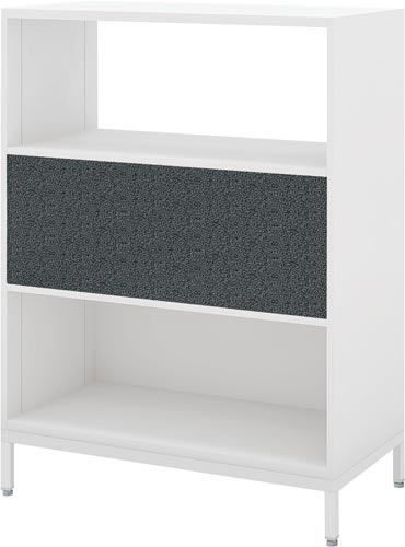 エディアFパネルWH3段中下段両面パネルダルグレー