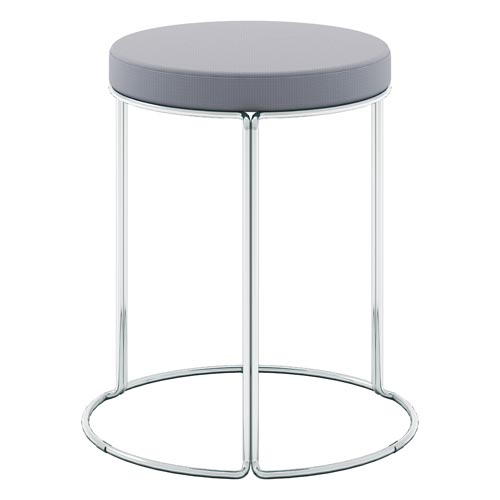 CK750 ミドル メッキ脚 ホワイトグレー