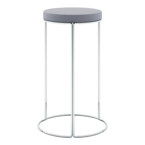 CK750 ミドルハイ メッキ脚 ホワイトグレー