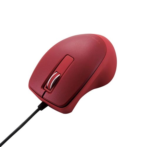 有線BlueLEDマウス  赤 つまみの極み