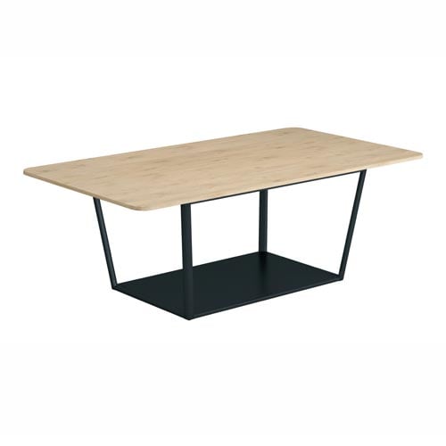 リージョンB脚角幅2100高720黒脚ナチュラル