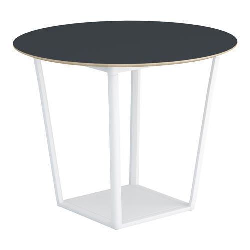 リージョンB脚円幅1200高900白脚チャコール