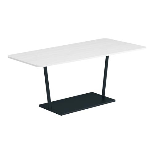 リージョンT脚台形 高720 黒脚ホワイト