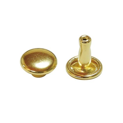 両面カシメ 中 ゴールド