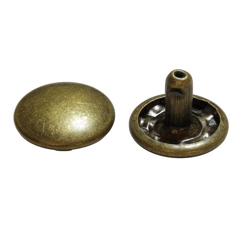 両面カシメ 特大・足長 アンティックゴールド