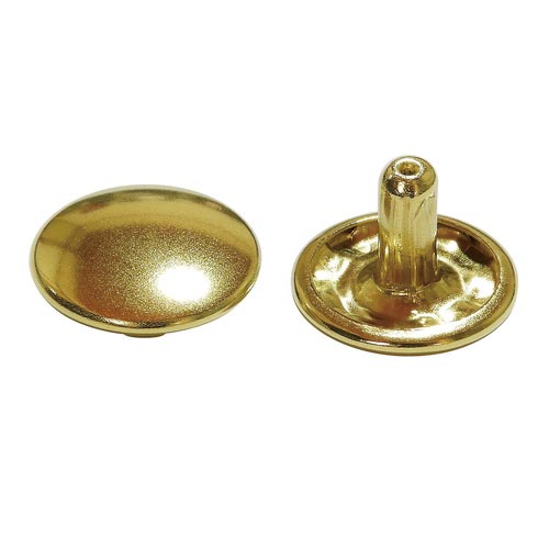 両面カシメ 特大・足長 ゴールド