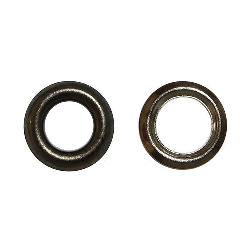 片面ハトメ #20 黒ニッケル