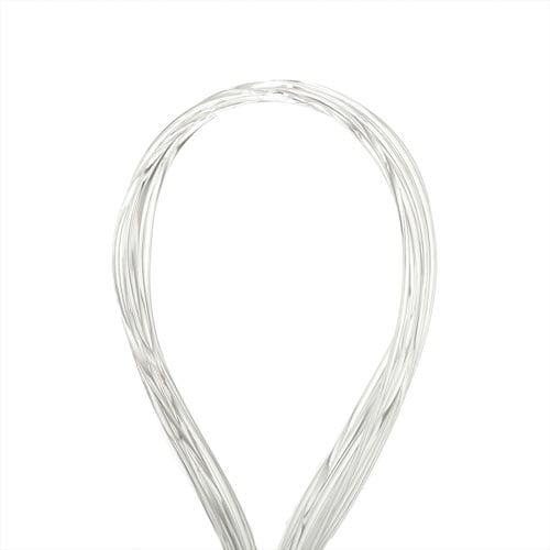 透明ビーズゴム 0.8mm 白