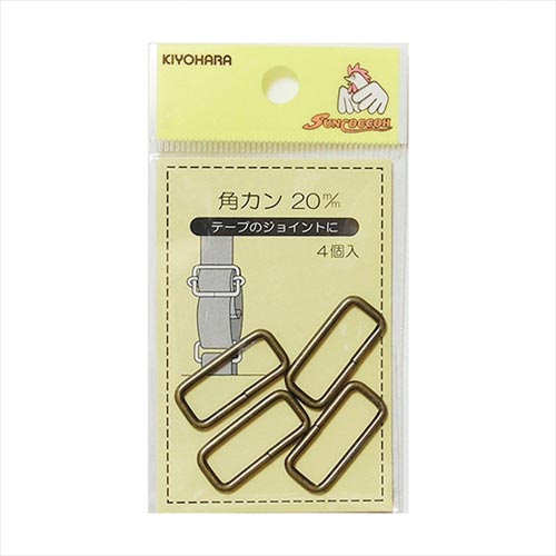 角カン 20mm アンティックゴールド
