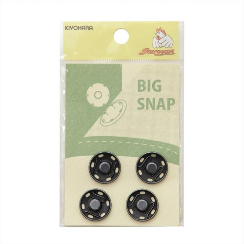 ビッグスナップ 17mm 黒ニッケル