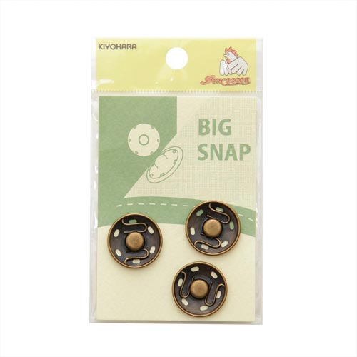 ビッグスナップ 21mm アンティックゴールド