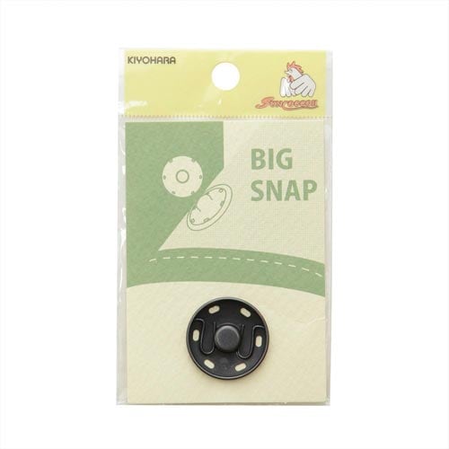 ビッグスナップ 25mm 黒ニッケル