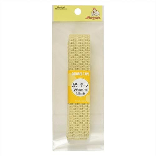 カラーテープ 25mm ベージュ
