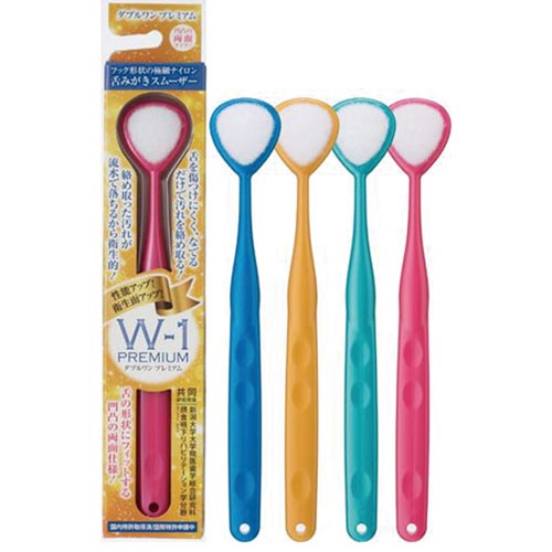 舌みがきスムーザー W−1 PREMIUM 1本