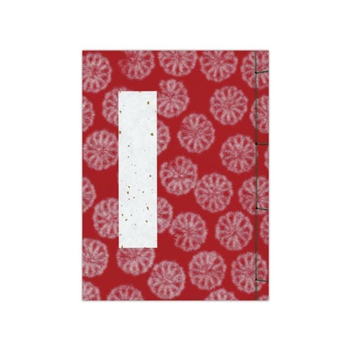 和本芳名帳 越前 罫なし 赤×5