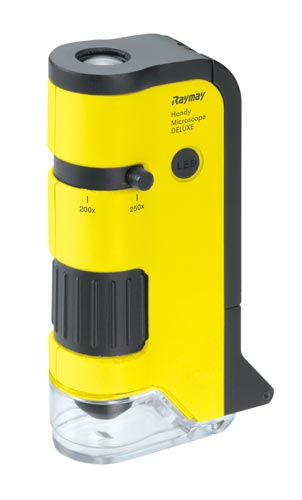 顕微鏡 ハンディ顕微鏡DX イエロー