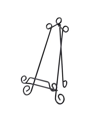 メニュースタンド スチール製 大 黒塗装×5