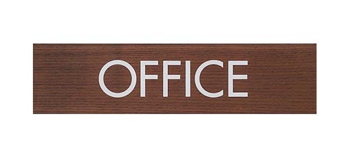 サインプレート OFFICE B×2