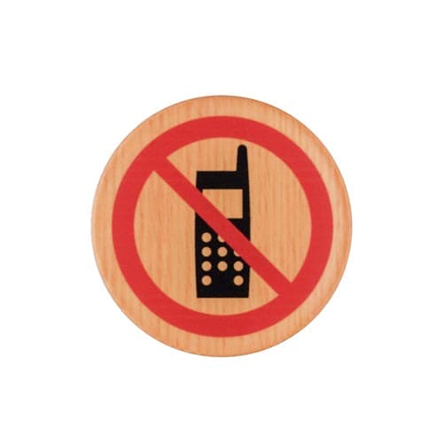 サインプレート 携帯電話禁止 A×5