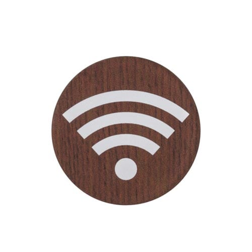 サインプレート Wi−Fiマーク×5