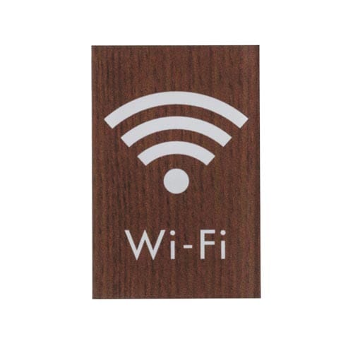 サインプレート Wi−Fi D×5