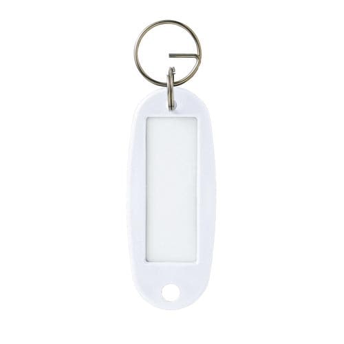 キーホルダー 名札 白×10