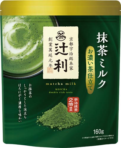 片岡物産 辻利 最大85％オフ お濃い茶仕立て 日本人気超絶の 抹茶ミルク