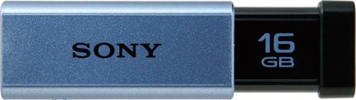 USBメモリ ポケットビットT 16GB ブルー