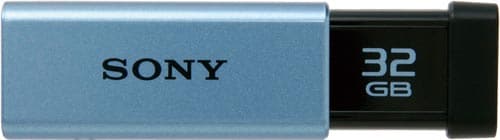 USBメモリ ポケットビットT 32GB ブルー