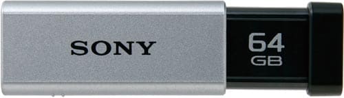 USBメモリ ポケットビットT 64GB シルバー