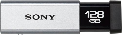 USBメモリ Tシリーズ128GBシルバー