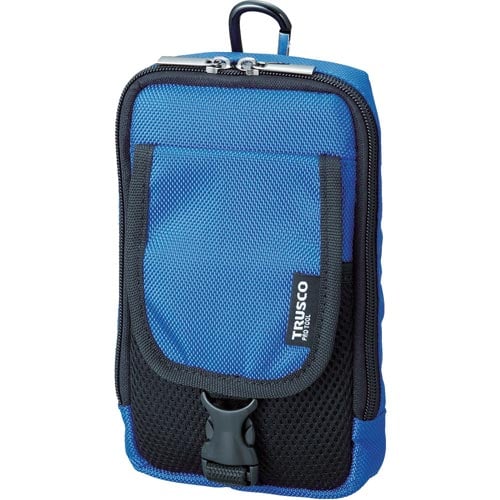 コンパクトツールケースツーポケットブルー