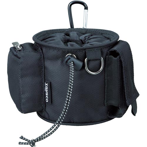 コンパクトツールケースシボリポケットブラック