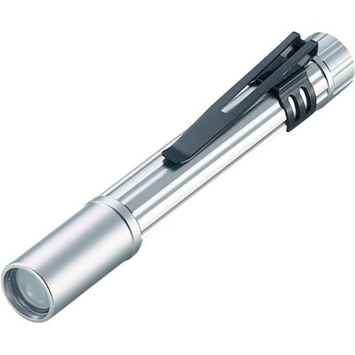 アルミLEDライト10ルーメンペンタイプシルバー