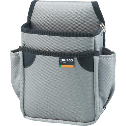 小型腰袋二段グレー