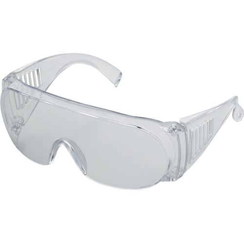 TRUSCO一眼ラウンド型防塵メガネ透明透明