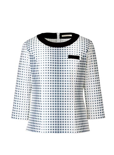 七分袖プルオーバー BCK7104 グレイ17号