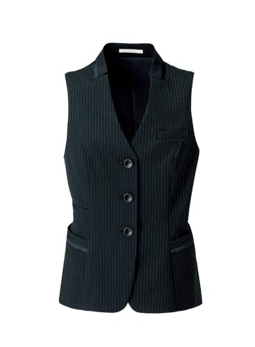 ロングベスト BCV1702 ブラック17号