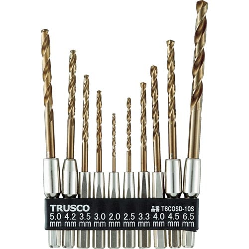 六角軸コバルトドリル10本組