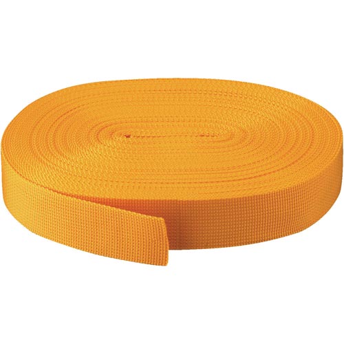 PPベルト幅50mmX長さ50m黄