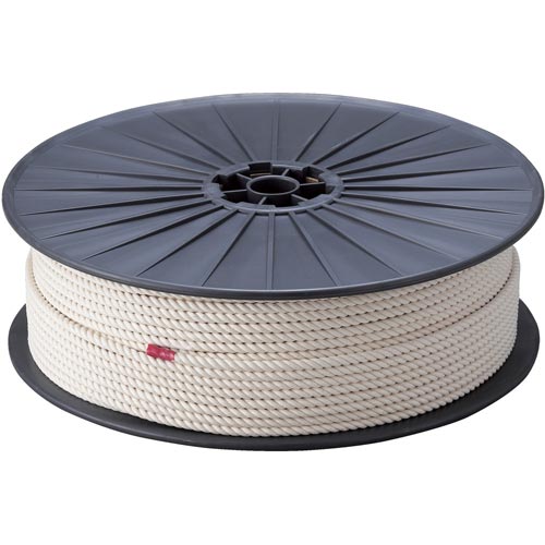 綿ロープ3つ打線径6mmX長さ200m