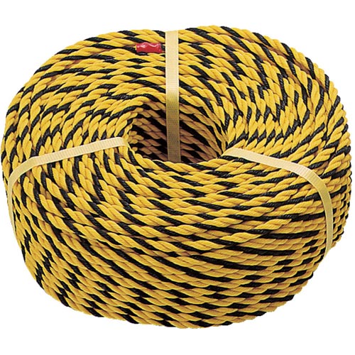 標識ロープ3つ打線径7.5mmX長さ200m