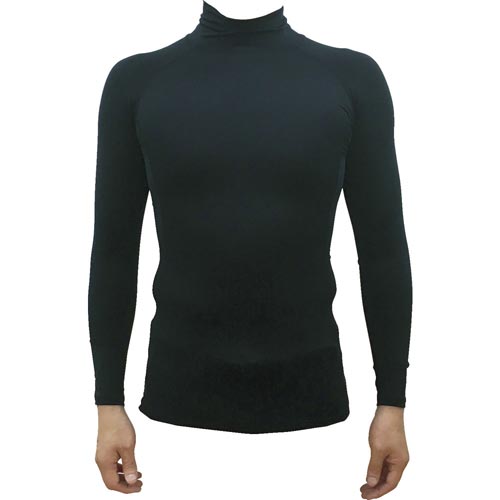 虫よけUVクールロングスリーブインナーブラックM