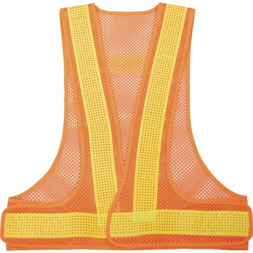 メッシュ安全ベストオレンジ*イエロー