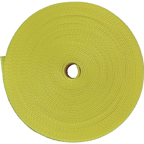 ナイロン平ベル1.6t×38mm×10m黄色