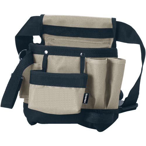 ツールバッグツールホルスター5ポケットブラック色