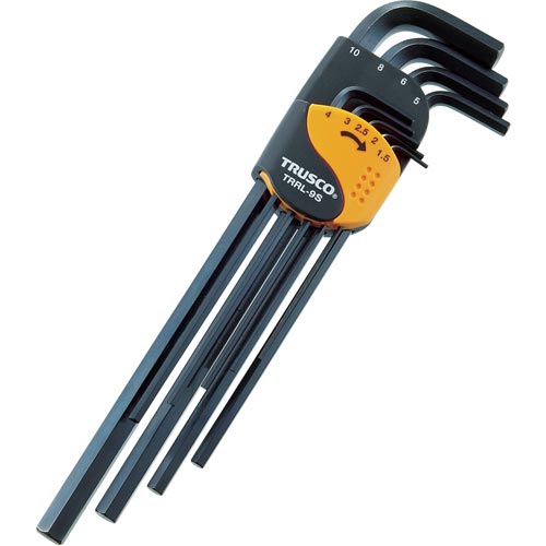 六角棒レンチセットロングタイプ9本組