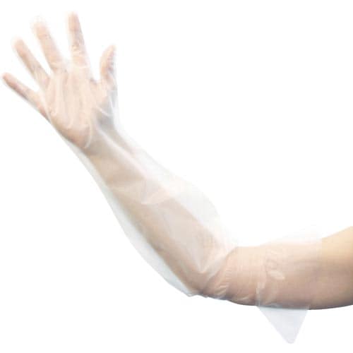 使い捨てぴたフィットロング手袋S(100枚入)