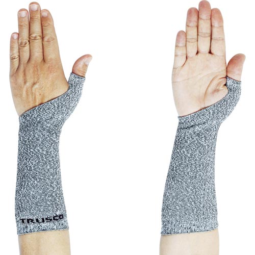 耐切創腕カバー親指付き250mm1双入